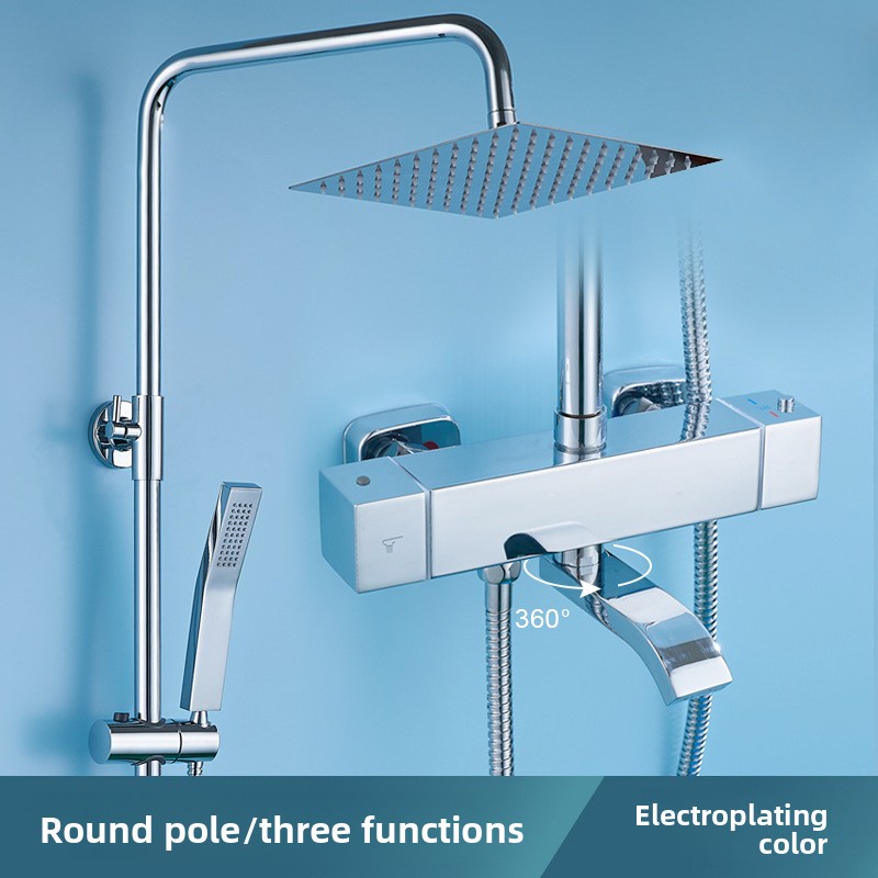 Home Bathroom Set - مجموعة دش حرارية من الفولاذ المقاوم
