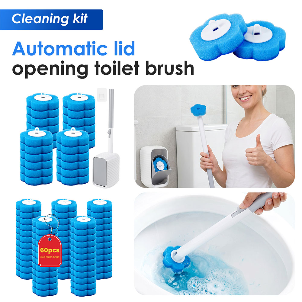 Home Bathroom Gadgets - طقم فرشاة مرحاض جديد مع حامل