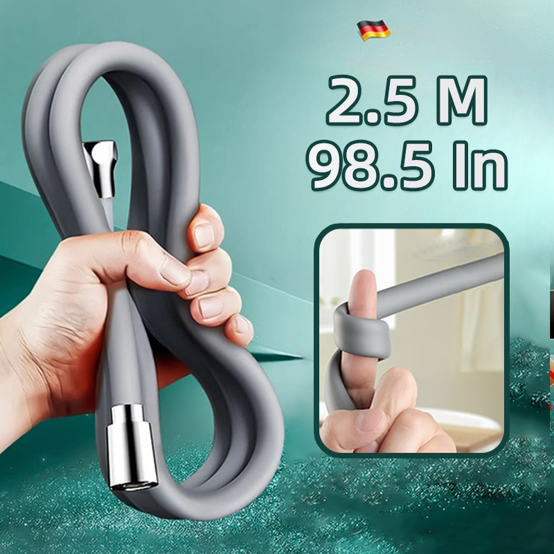 Home Bathroom Gadgets - 2.5 متر رمادي اضافية طويلة سيليكون