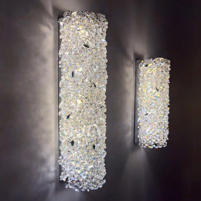 Home Bathroom Lighting Design - التصميم الحديث كريستال الخرز الجدار مصباح