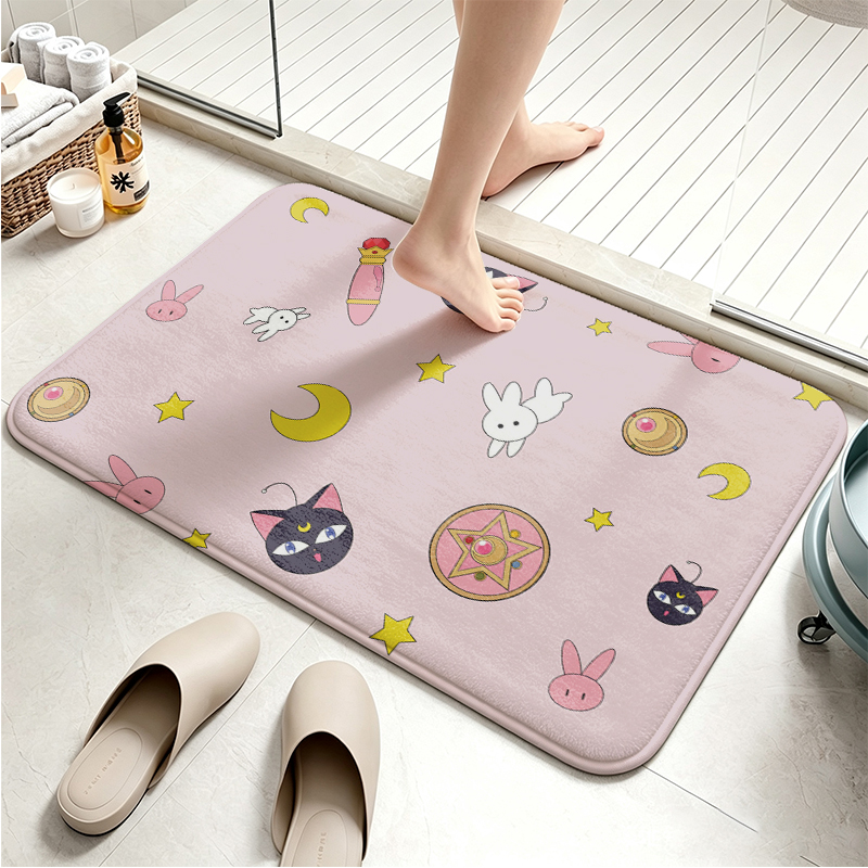 Non Slip Bath Mat - سجادة أرضية من الفلانيل بتصميم سيلور