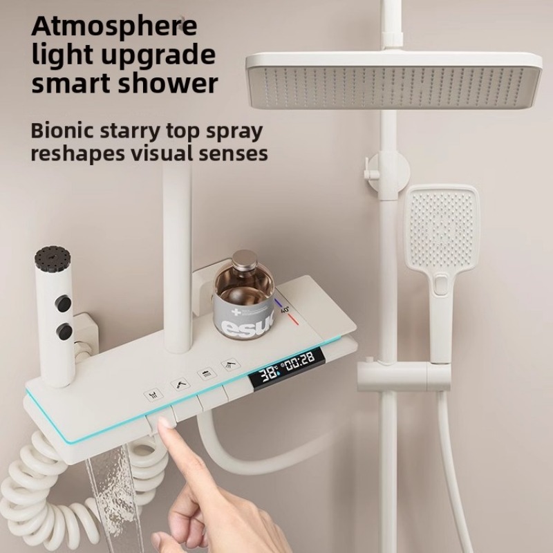 Home Bathroom Set - مجموعة دش حرارية للحمام المنزلي، رأس