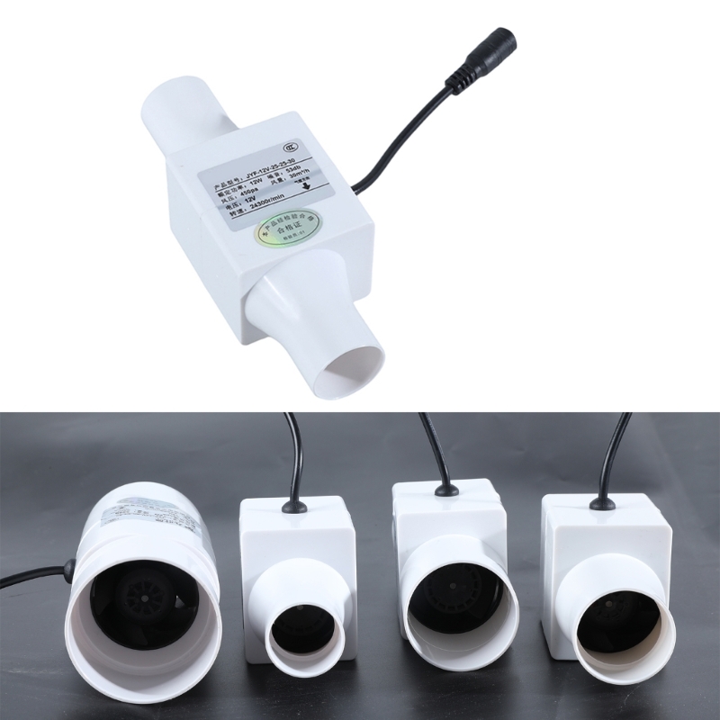Home Bathroom Vent - 12 فولت هادئة مضمنة الأنابيب التهوية