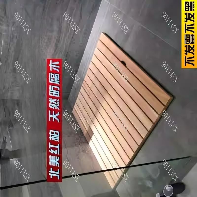 Non Slip Bath Mat - سجادة حمام خشبية مضادة للانزلاق ومقاومة