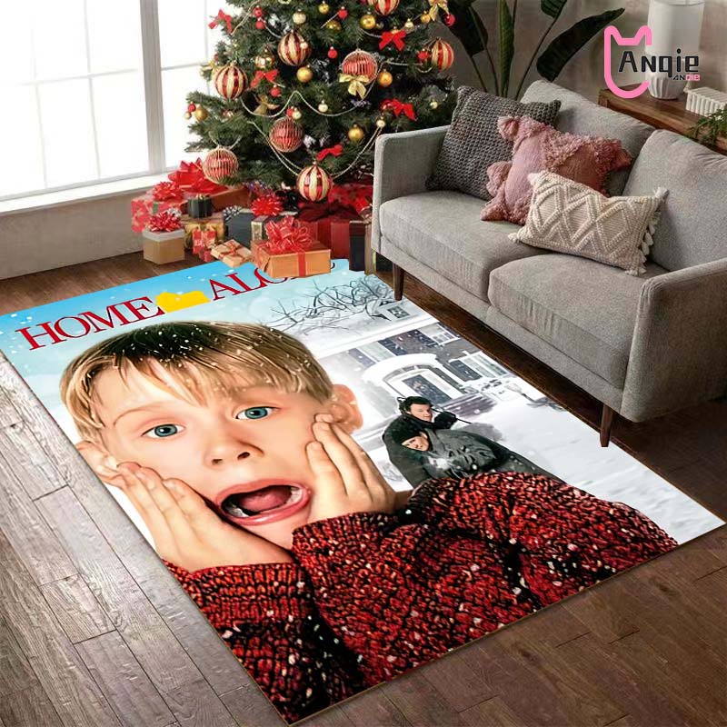 Home Alone Bathroom - سجادة أرضية مطبوعة بتصميم فيلم 