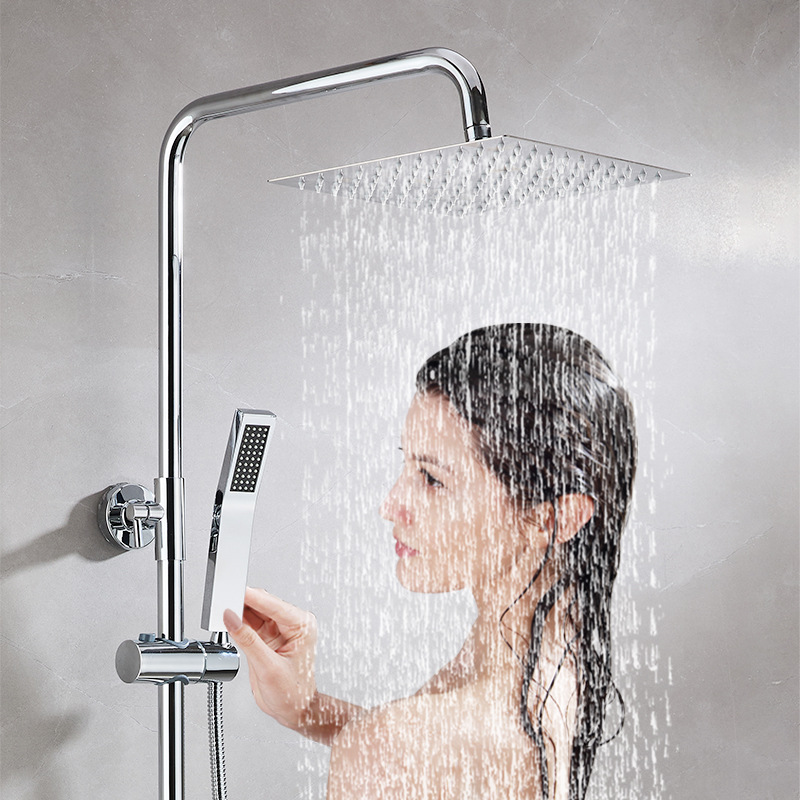 مجموعة دش حرارية من الفولاذ ال - مراجعة Home Bathroom Set وسعره
