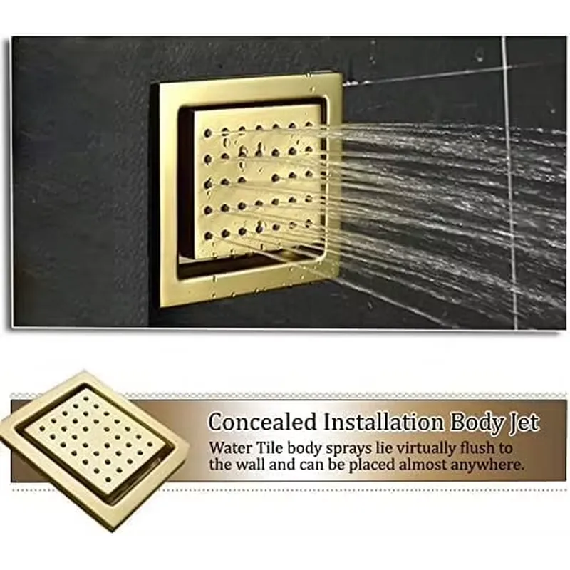 مجموعة دش ذكية بإضاءة LED مع ن - مراجعة Home Bathroom Set وسعره