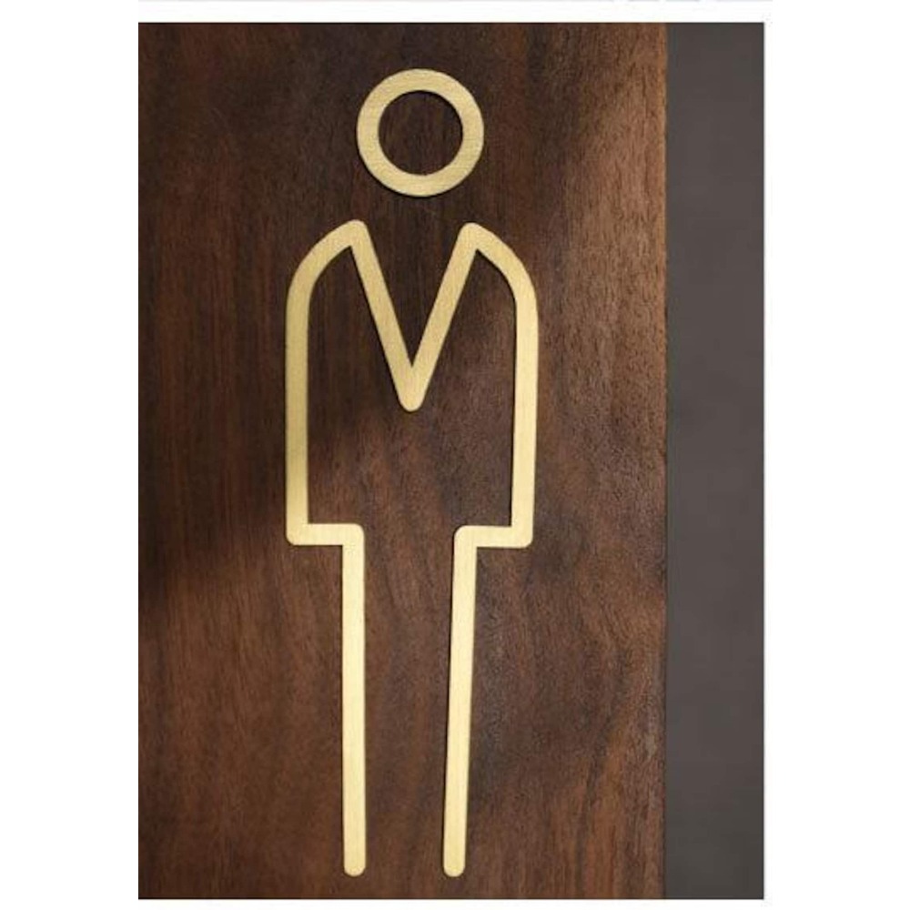 لافتة باب حمام من النحاس، لافت - مراجعة Home Bathroom Door Signs وسعره
