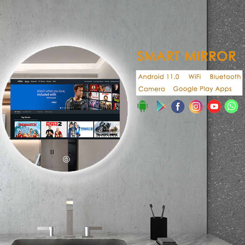 مرآة ذكية بتصميم عصري مع إضاءة - مراجعة Home Bathroom Lighting Design وسعره