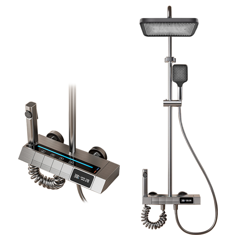 مجموعة رأس دش البيانو الرقمي ب - مراجعة Home Bathroom Set وسعره