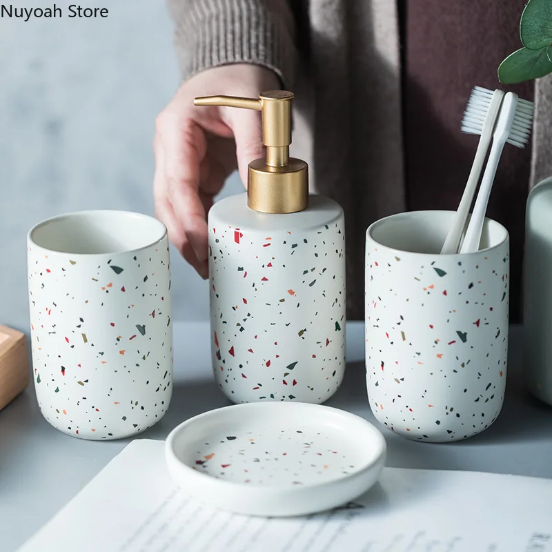 مجموعة تزيين الحمام الأوروبية، - مراجعة Zara Home Bathroom وسعره