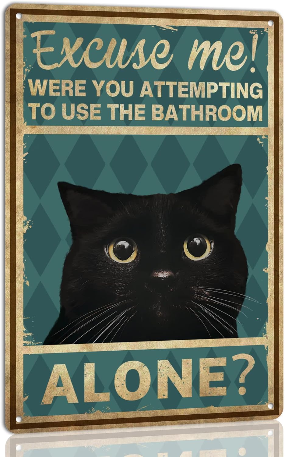 لوحة فنية للقطط على الحائط؛ عل - مراجعة Home Alone Bathroom وسعره