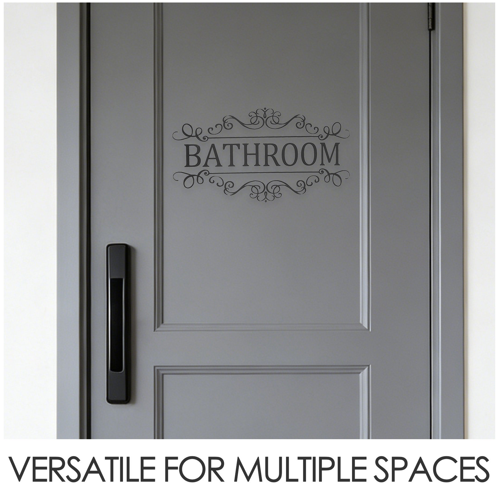 6 قطع من ملصقات الأبواب المستط - مراجعة Home Bathroom Door Signs وسعره