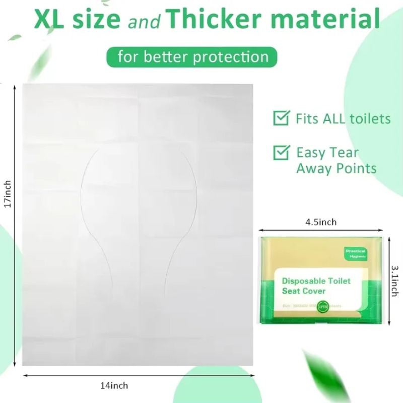 10-120 قطعة غطاء مقعد المرحاض  - مراجعة Home Bathroom Gadgets وسعره
