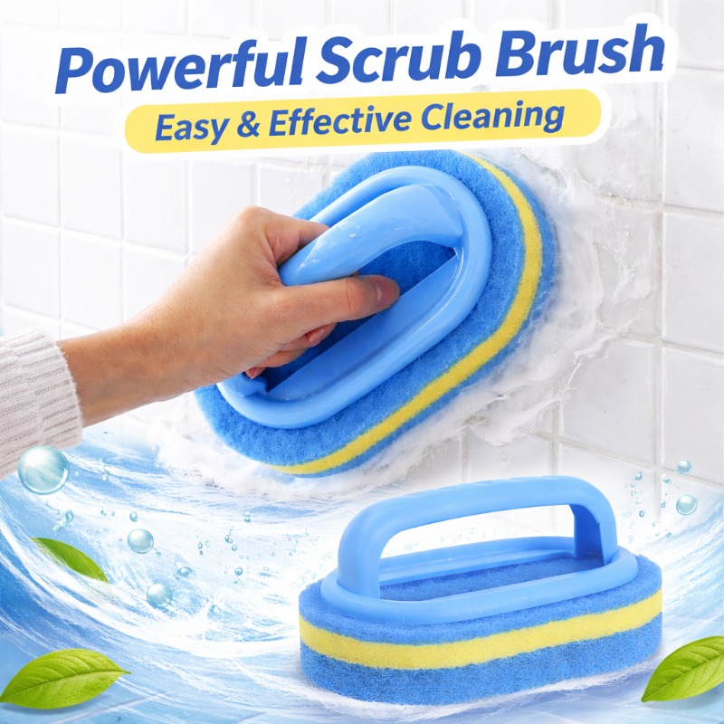 فرشاة تنظيف منزلية بمقبض، إسفن - مراجعة Home Bathroom Cleaning وسعره