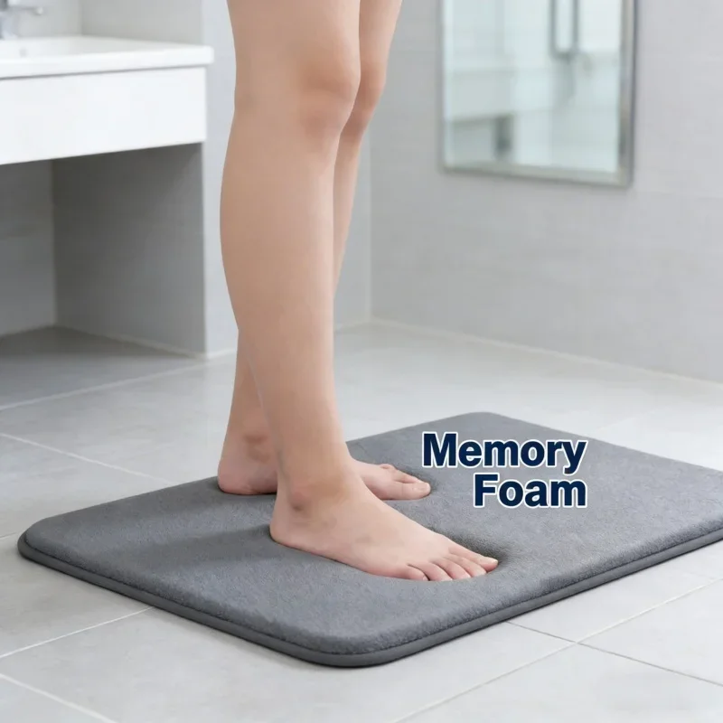 سجادة حمام من الفوم الميموري ف - مراجعة Non Slip Bath Mat وسعره