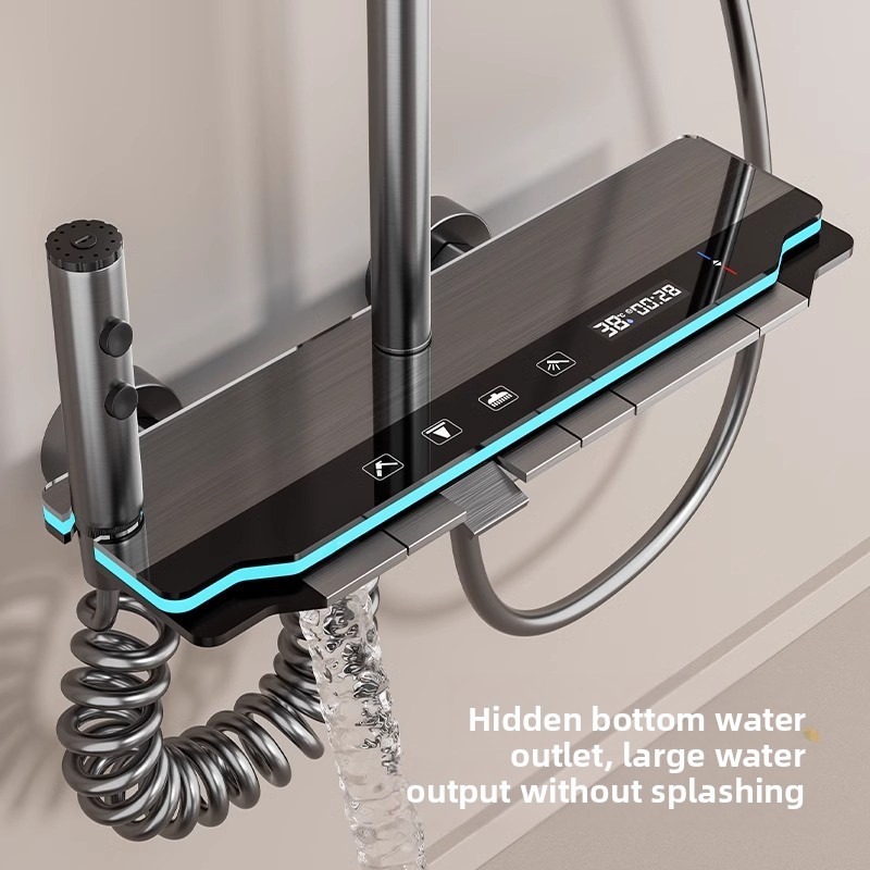 مجموعة رأس دش رقمي لتعزيز الضغ - مراجعة Home Bathroom Set وسعره