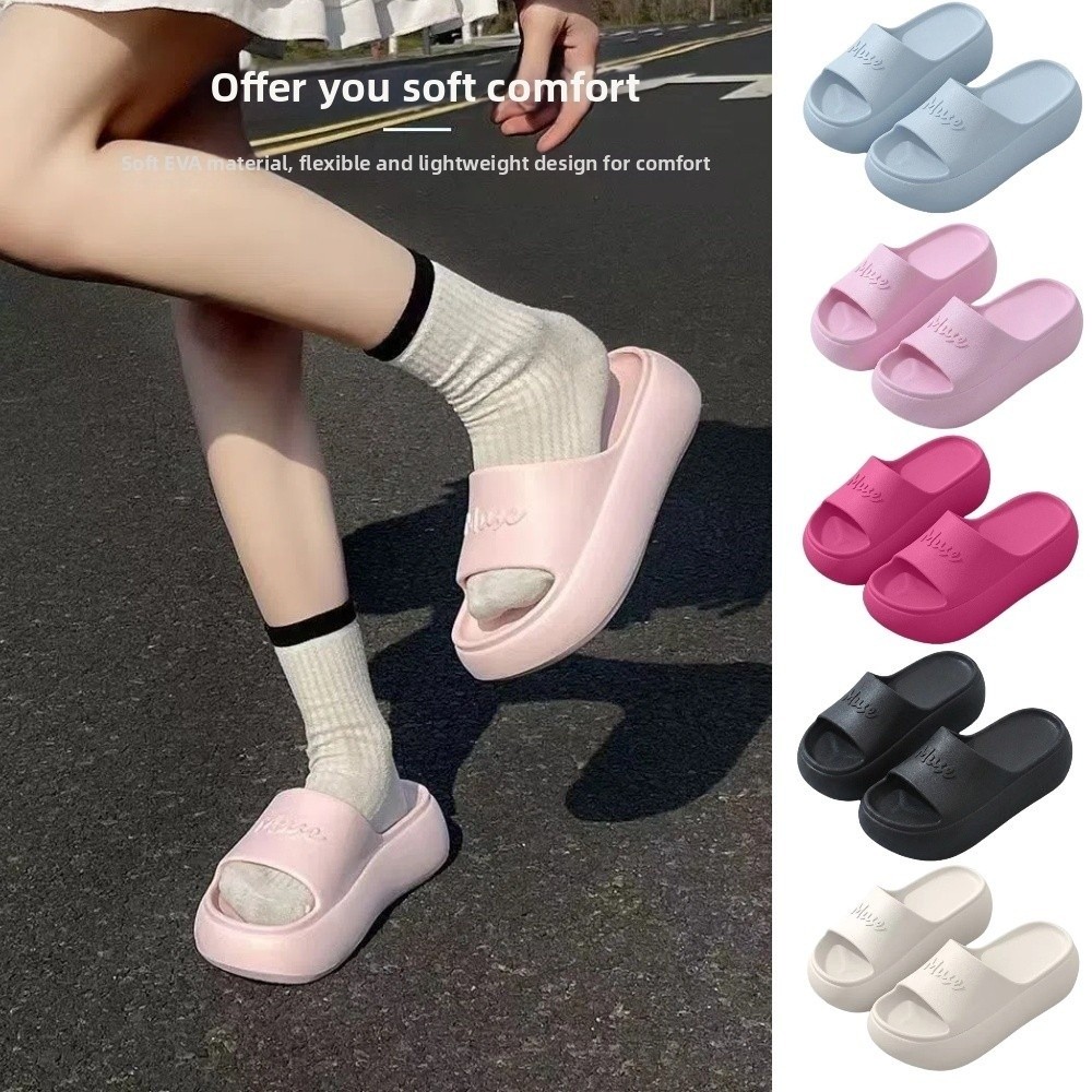 شباشب ذات نعل سميك غير قابل لل - مراجعة Home Bathroom Wear وسعره
