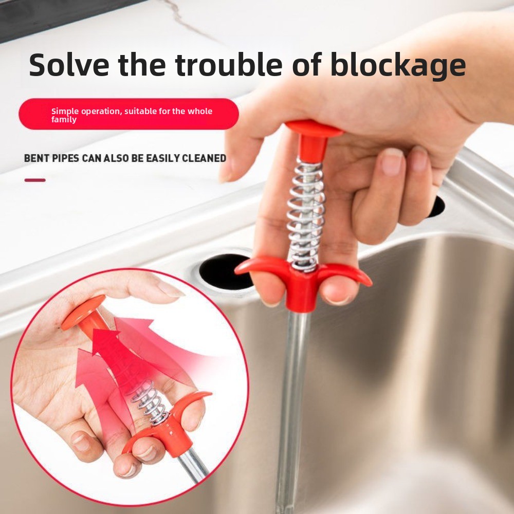 أداة تسليك يدوية لأنابيب الصرف - مراجعة Home Bathroom Gadgets وسعره