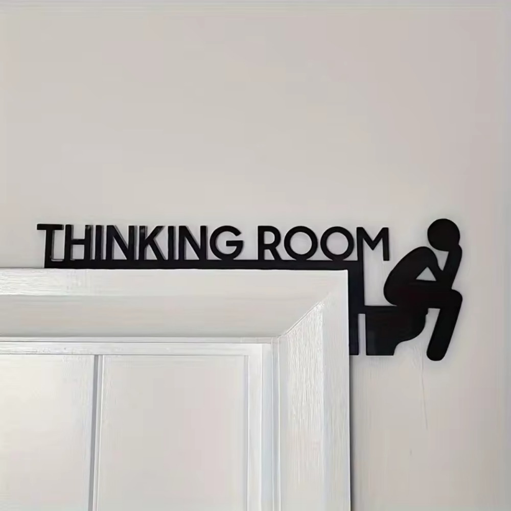 لافتة زاوية باب المرحاض بتصميم - مراجعة Home Bathroom Door Signs وسعره
