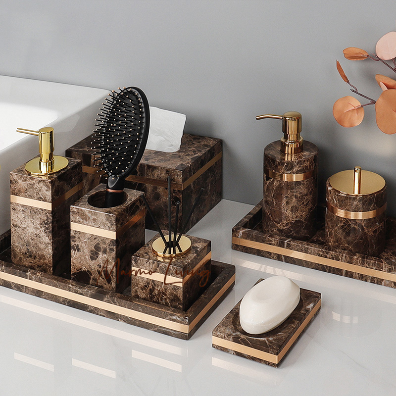 طقم حمام فاخر من الرخام الطبيع - مراجعة Zara Home Bathroom وسعره