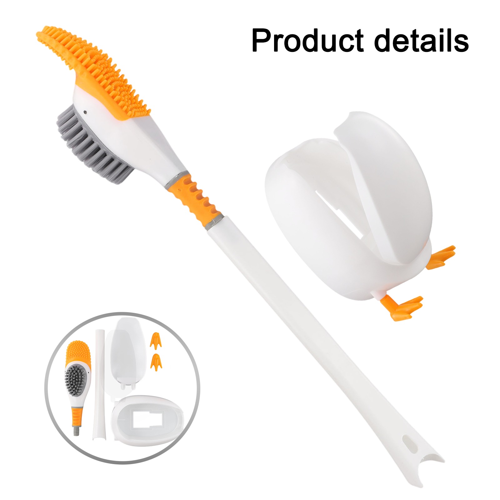 فرشاة مرحاض سيليكون مع حامل، ر - مراجعة Home Bathroom Cleaning وسعره