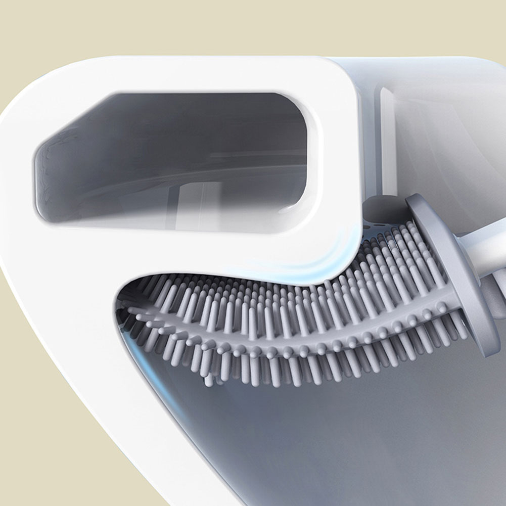 فرشاة المرحاض السيليكون مع حام - مراجعة Home Bathroom Gadgets وسعره