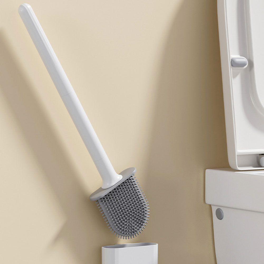 فرشاة المرحاض السيليكون مع حام - مراجعة Home Bathroom Gadgets وسعره