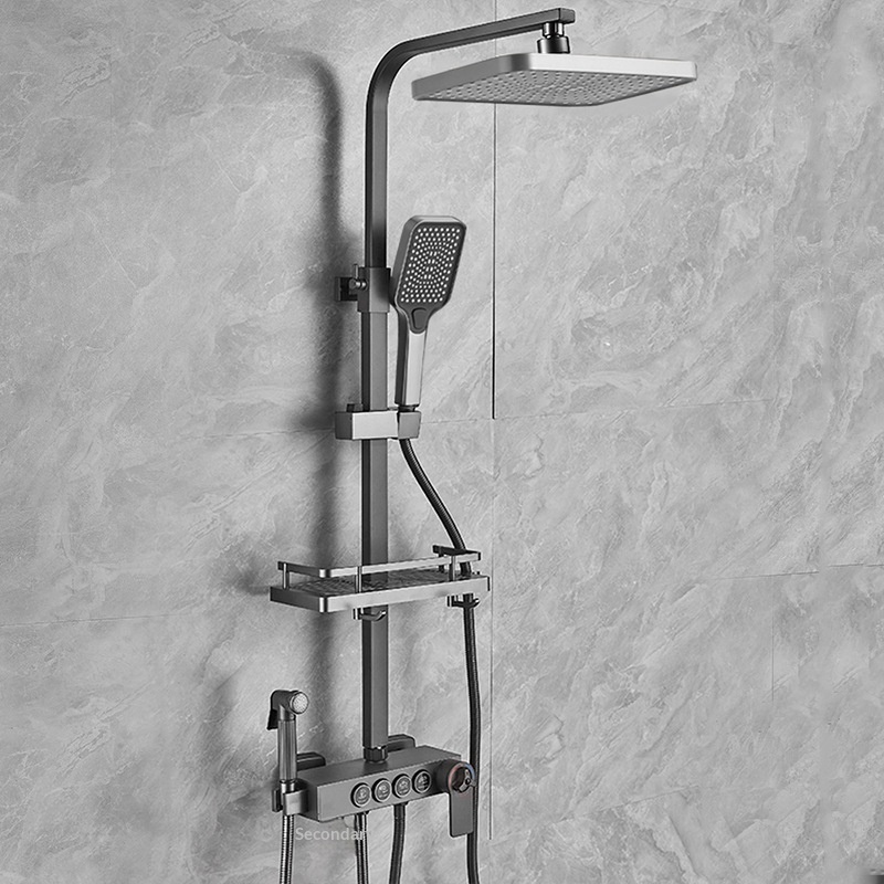 طقم دش من الفولاذ المقاوم للصد - مراجعة Home Bathroom Set وسعره