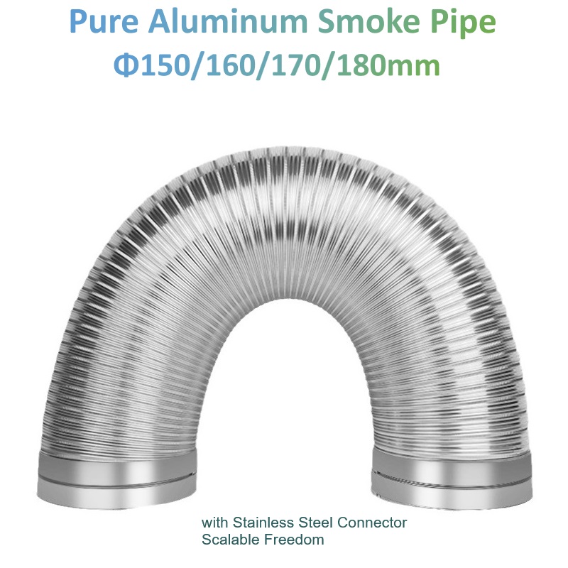 Φ90-180mm أنبوب دخان من الألوم - مراجعة Home Bathroom Vent وسعره