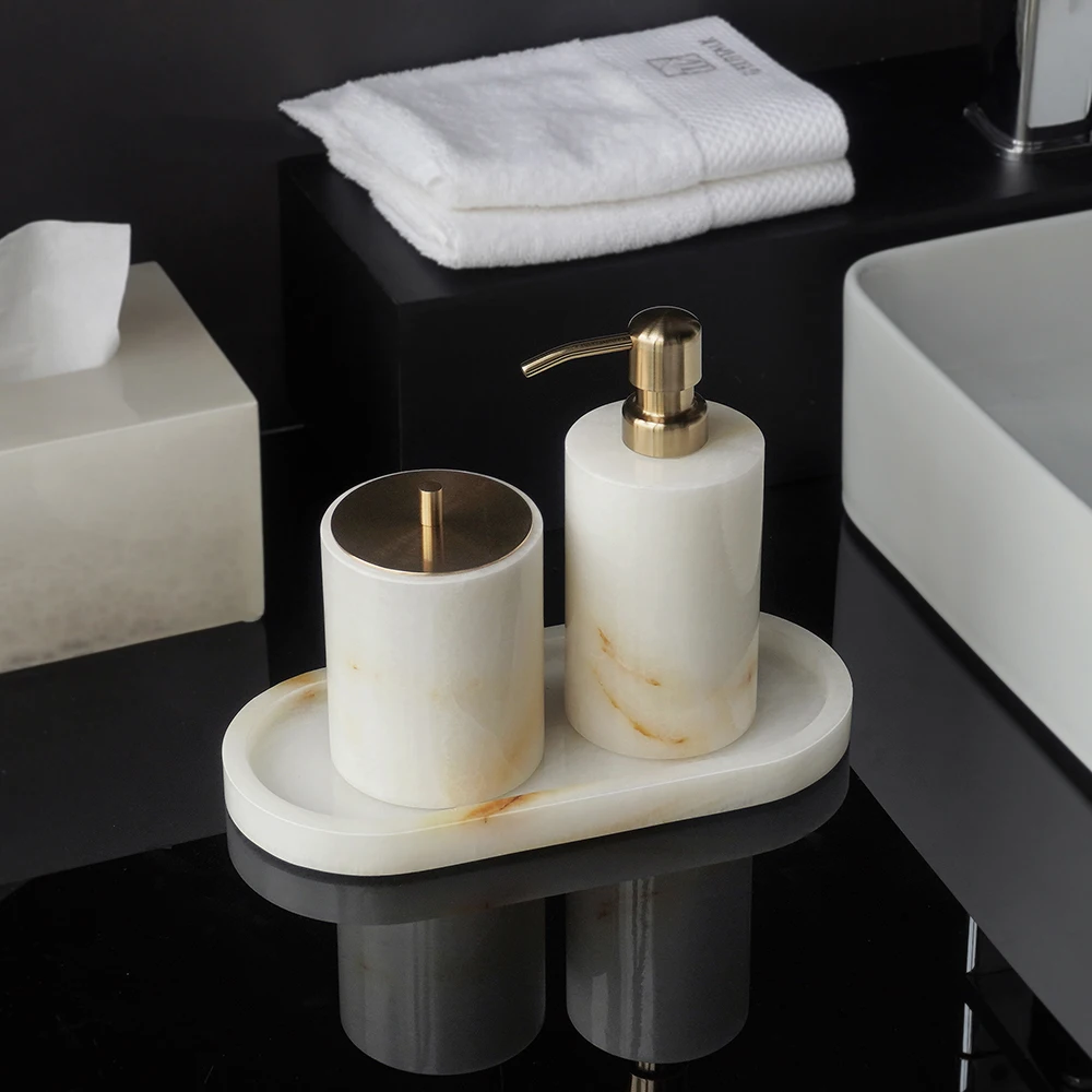 طقم إكسسوارات حمام من الرخام ا - مراجعة Zara Home Bathroom وسعره
