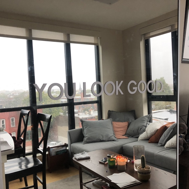 أنت تبدو جيدة مرآة الجدار ملصق - مراجعة Home Bathroom Window وسعره