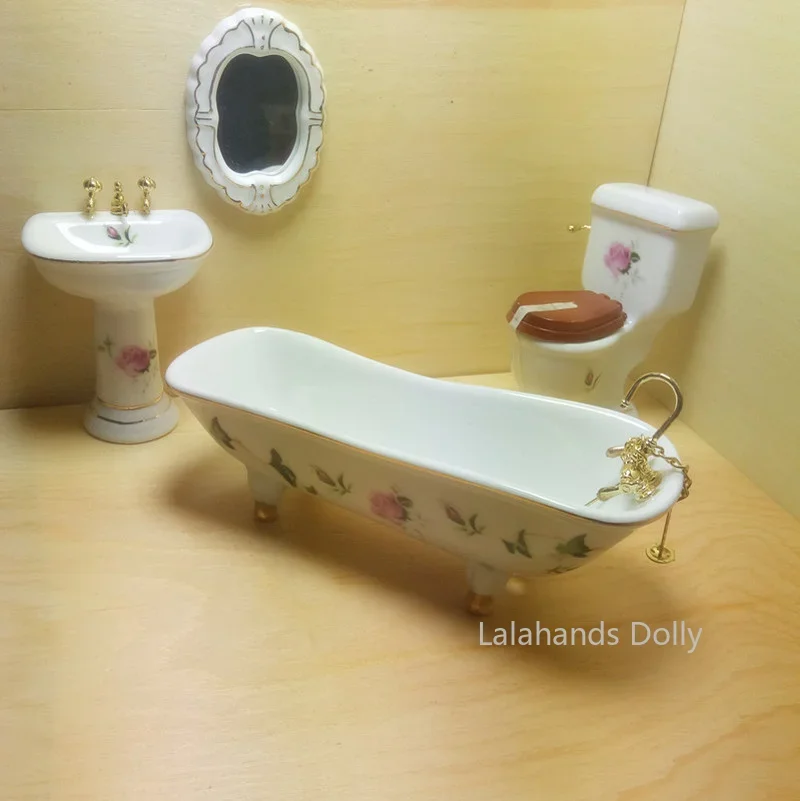 pcs/set Dollhouse Mini Creativ - مراجعة Home Bathroom Supplies وسعره