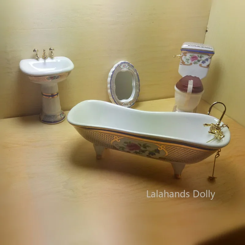 pcs/set Dollhouse Mini Creativ - مراجعة Home Bathroom Supplies وسعره