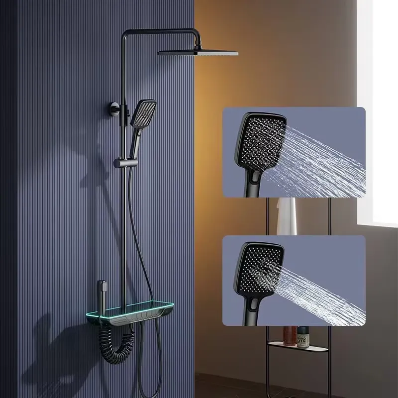 طقم دش ذكي رقمي ثرموستاتي من ا - مراجعة Home Bathroom Set وسعره