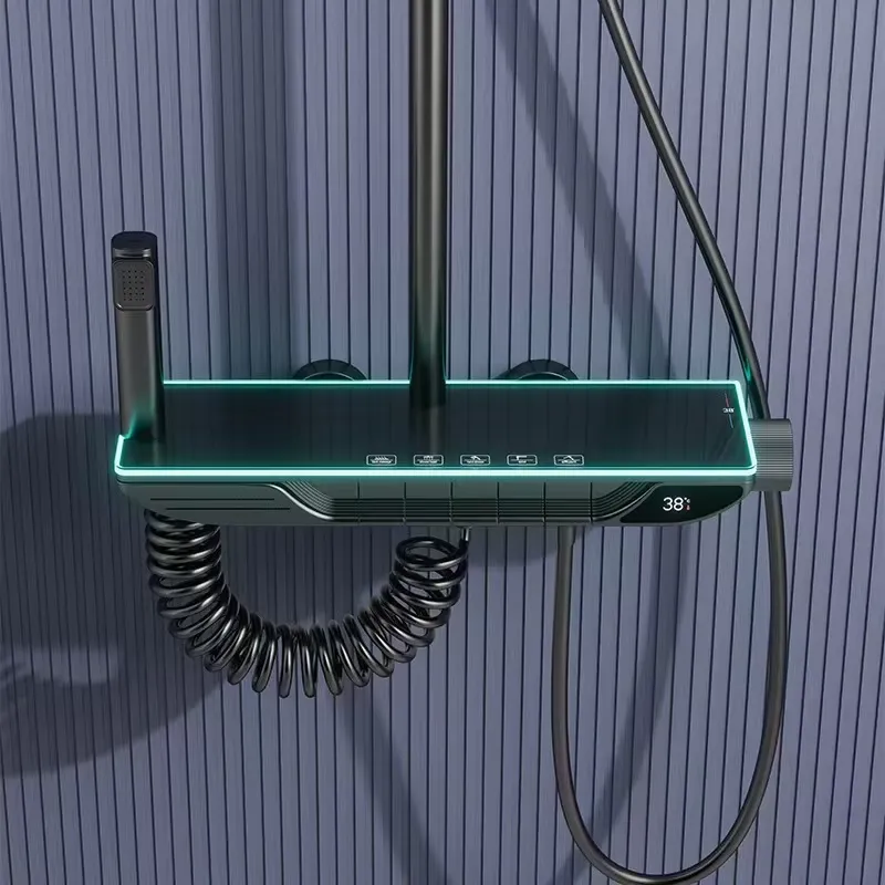 طقم دش ذكي رقمي ثرموستاتي من ا - مراجعة Home Bathroom Set وسعره